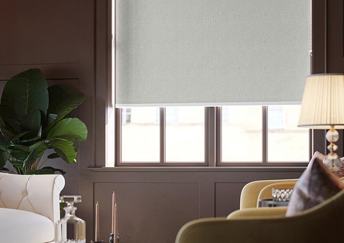Nairn (Blackout), Angora Grey - Roller Blind - Image 5